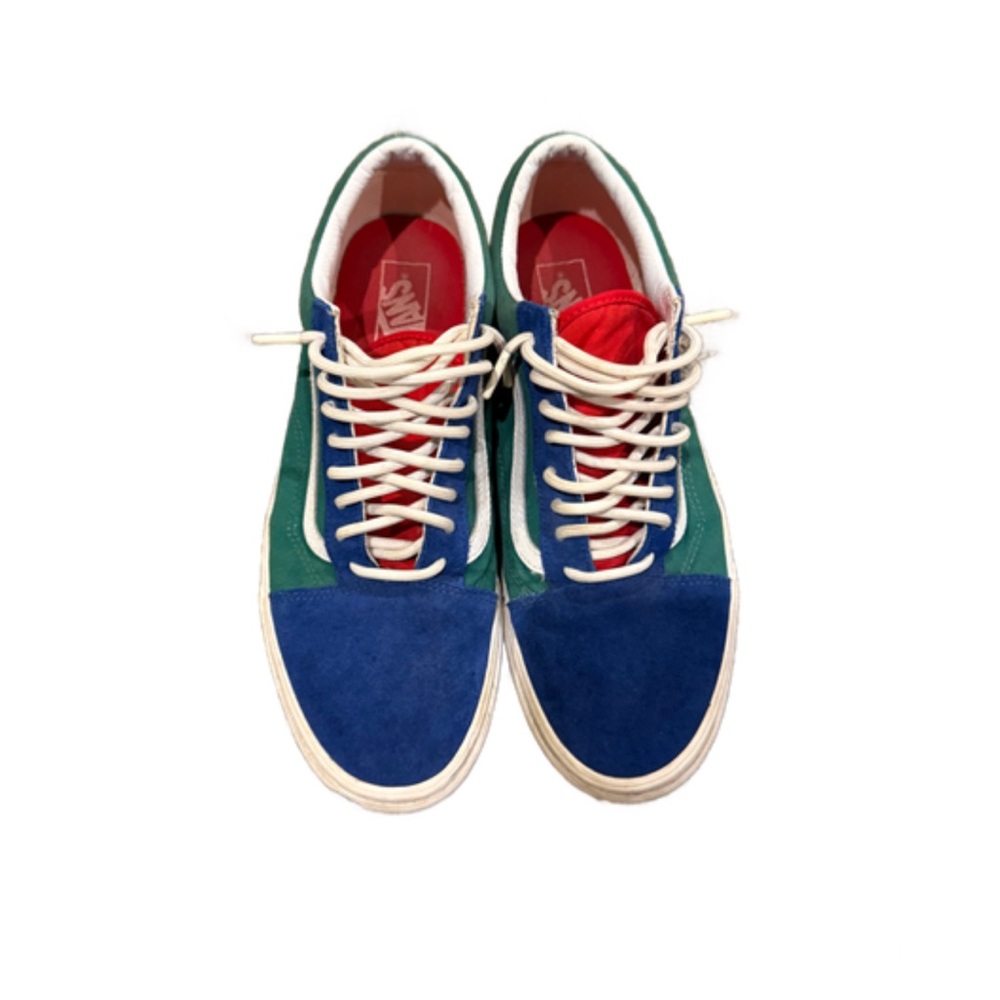 Vans Blue and Green Sneakers Casual Style